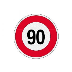90 KM/H ADESIVO LIM VELOCITA