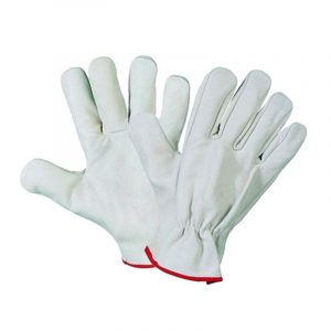 GUANTO TUTTO FIORE BIANCO ORL. TG 9