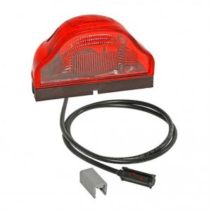 FANALE TARGA DX-SX ROSSO -EX A800808171