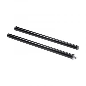 TUBO DRITTO VERNICIATO NERO ATTACCO CHASSIS