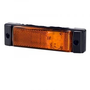 SEGNALATORE LATERALE ARANCIO A LED 24V