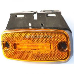 FANALE LATERALE ARANCIO LED C/STAFFA